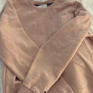 Champion Women’s Crewneck Sweatshirt Light Pink